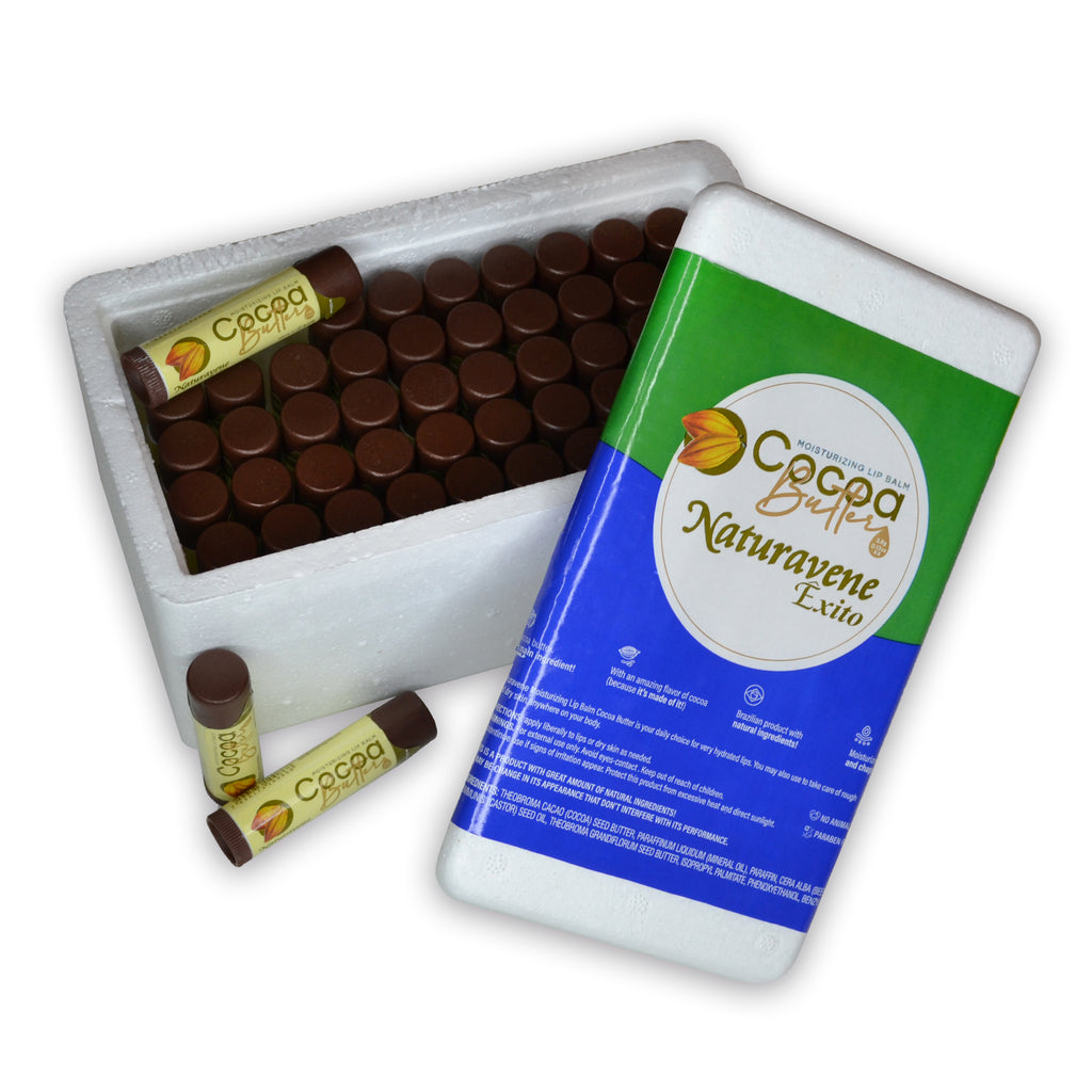 Naturavene Moisturizing  Lip Balm Cocoa Butter Box of 50